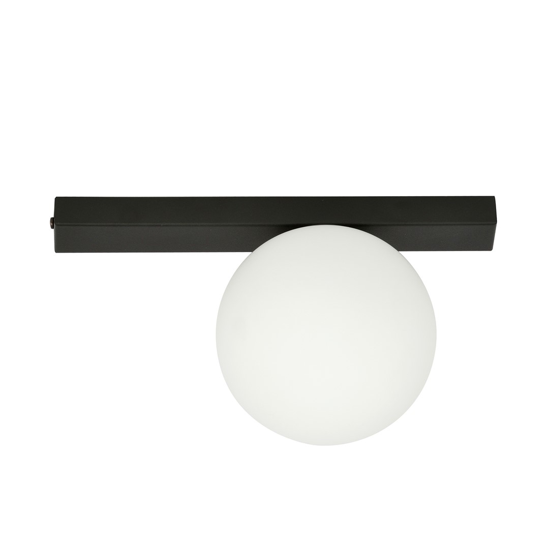 Emibig Stropna svjetiljka FIT 230V 10W MAX LED E14 Čelik/ Staklo Crna