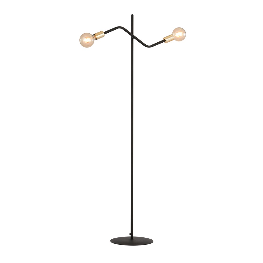 Emibig Stropna svjetiljka BOLT 230V 15W MAX LED E27 Čelik Crna