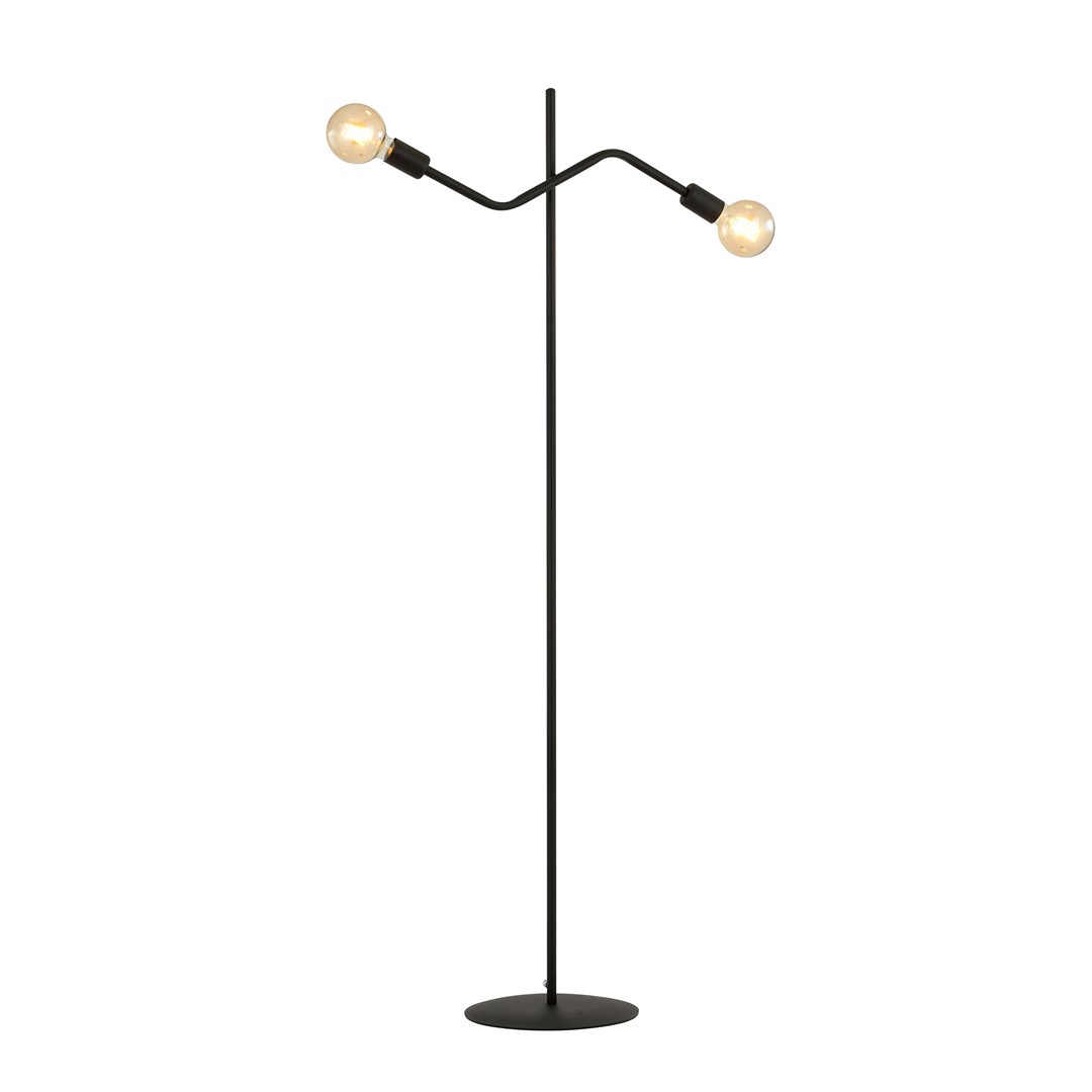 Emibig Stropna svjetiljka FRIX 230V 15W MAX LED E27 Čelik Crna