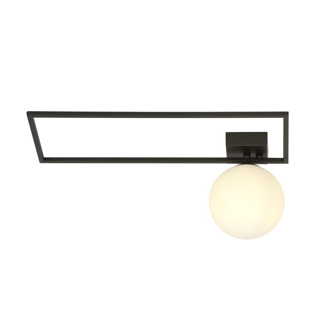 Emibig Stropna svjetiljka IMAGO 230V 10W MAX LED E14 Čelik/ Staklo Crna