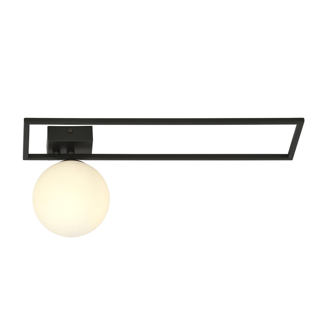 Emibig Stropna svjetiljka IMAGO 230V 10W MAX LED E14 Čelik/ Staklo Crna