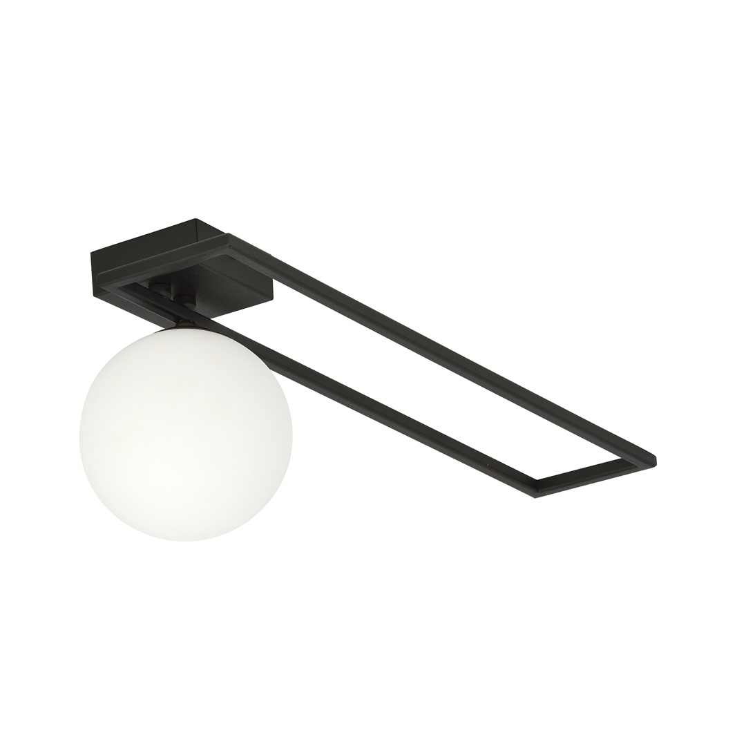 Emibig Stropna svjetiljka IMAGO 230V 10W MAX LED E14 Čelik/ Staklo Crna
