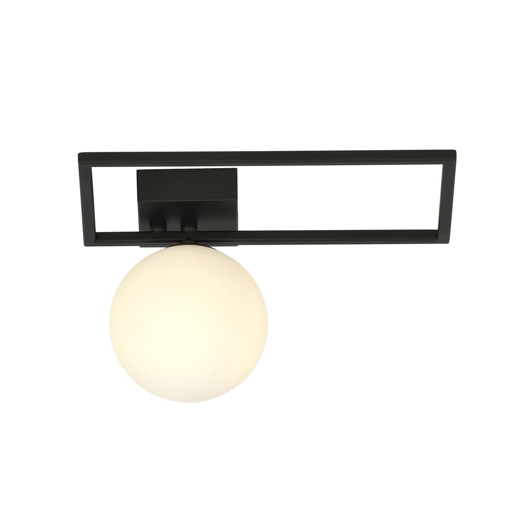 Emibig Stropna svjetiljka IMAGO 230V 10W MAX LED E14 Čelik/ Staklo Crna