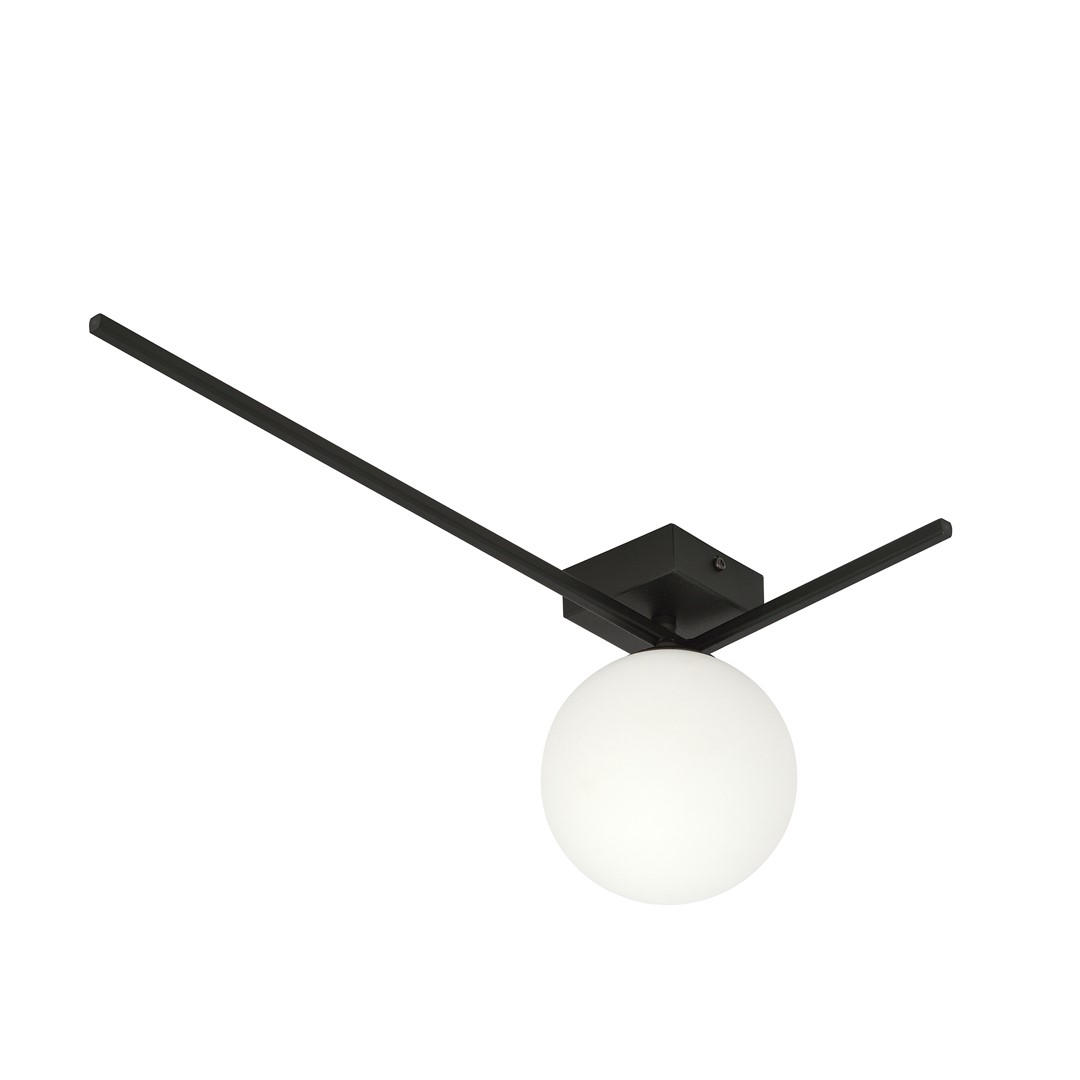 Emibig Stropna svjetiljka IMAGO 230V 10W MAX LED E14 Čelik/ Staklo Crna