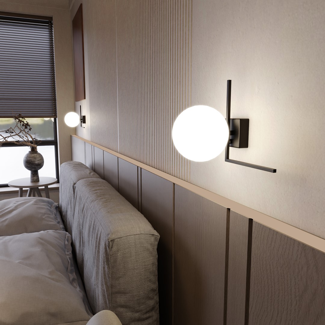 Emibig Stropna svjetiljka IMAGO 230V 10W MAX LED E14 Čelik/ Staklo Crna