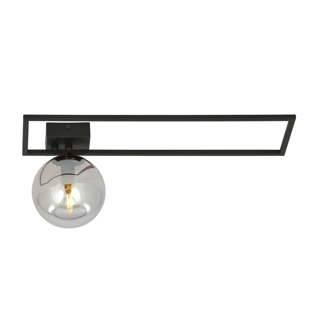 Emibig Stropna svjetiljka IMAGO 230V 10W MAX LED E14 Čelik/ Staklo Crna
