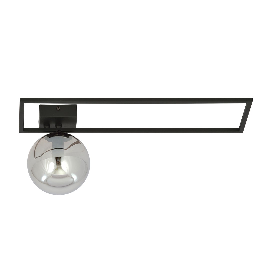 Emibig Stropna svjetiljka IMAGO 230V 10W MAX LED E14 Čelik/ Staklo Crna