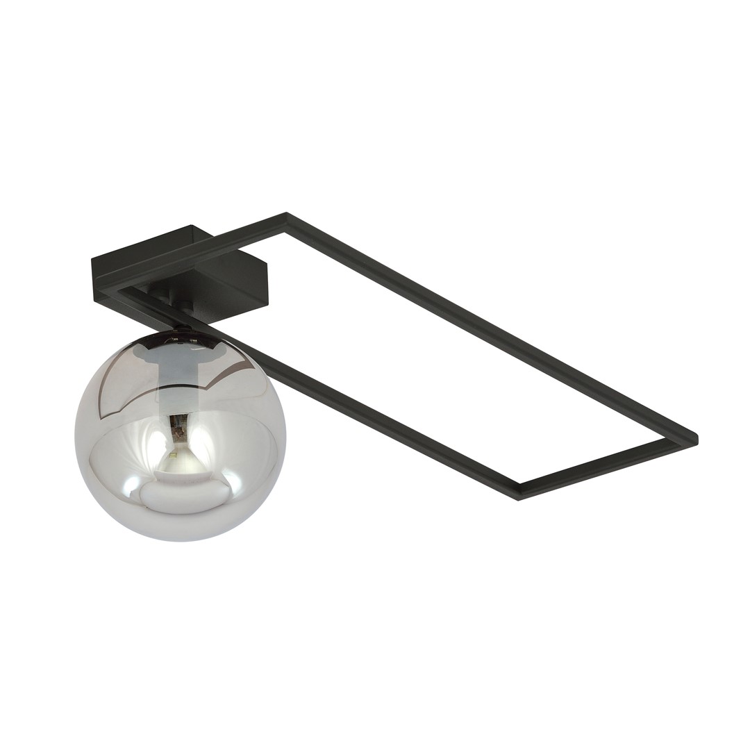 Emibig Stropna svjetiljka IMAGO 230V 10W MAX LED E14 Čelik/ Staklo Crna