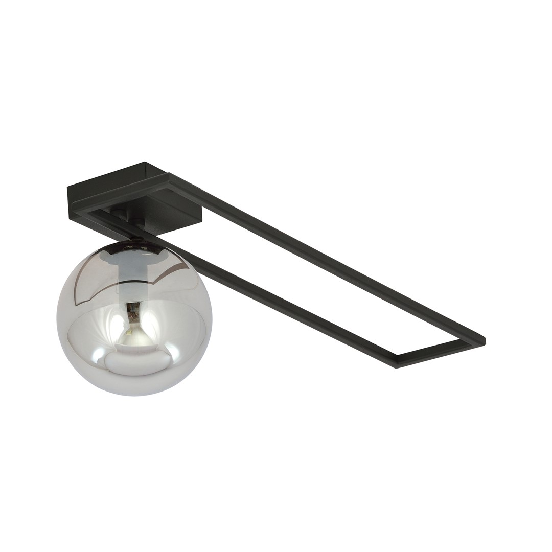 Emibig Stropna svjetiljka IMAGO 230V 10W MAX LED E14 Čelik/ Staklo Crna