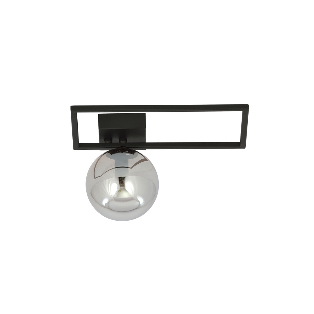 Emibig Stropna svjetiljka IMAGO 230V 10W MAX LED E14 Čelik/ Staklo Crna