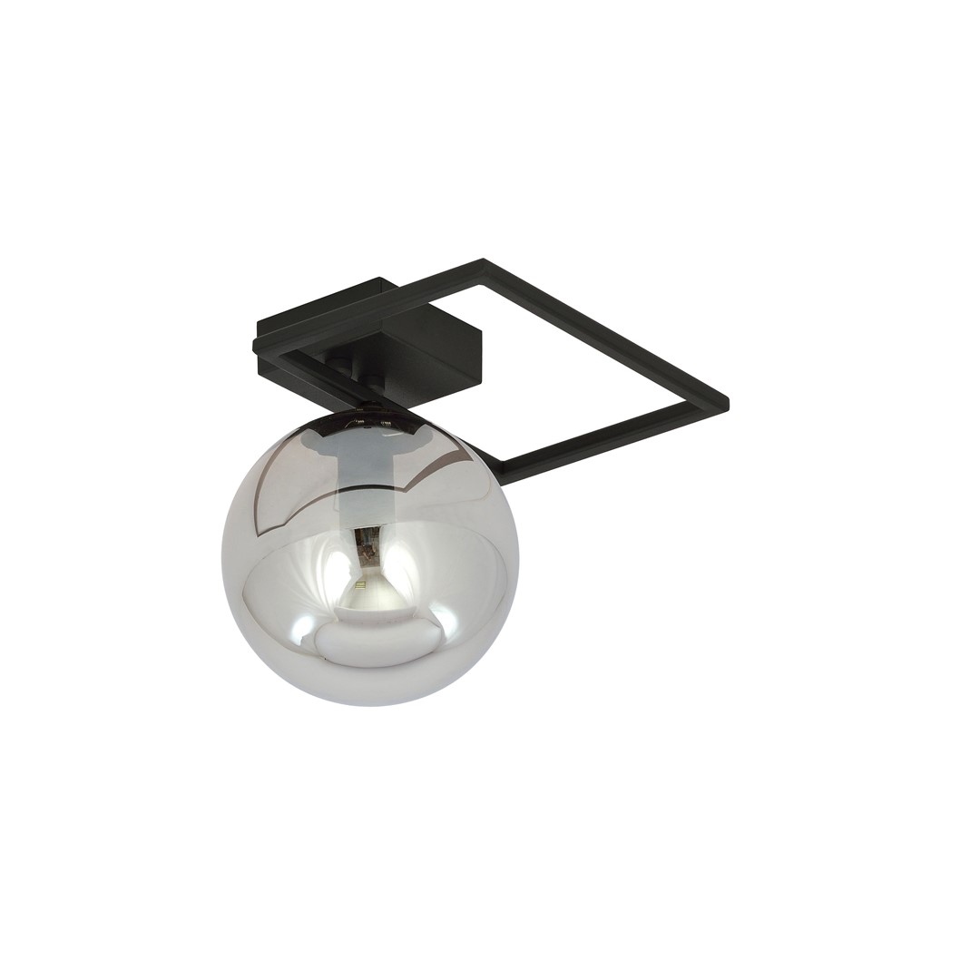 Emibig Stropna svjetiljka IMAGO 230V 10W MAX LED E14 Čelik/ Staklo Crna