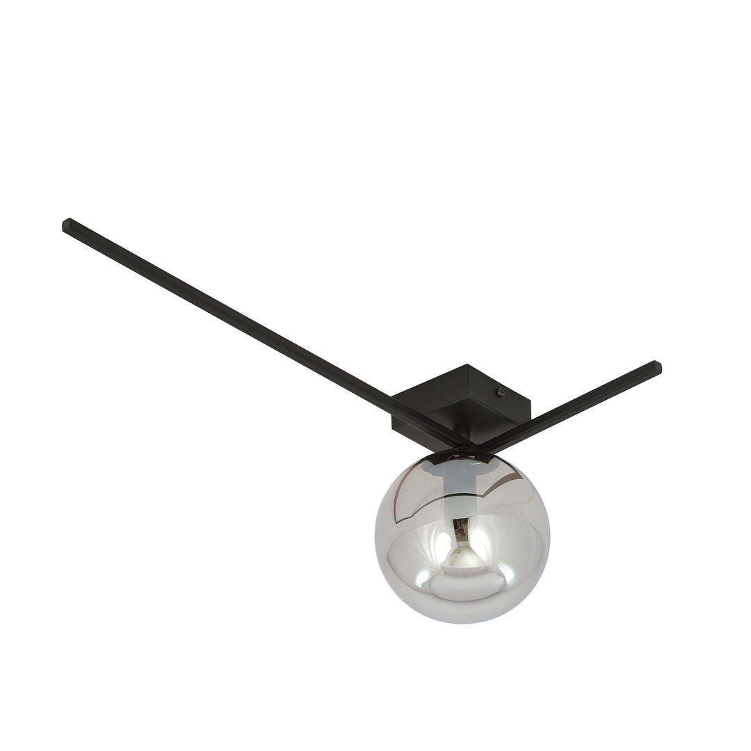 Emibig Stropna svjetiljka IMAGO 230V 10W MAX LED E14 Čelik/ Staklo Crna