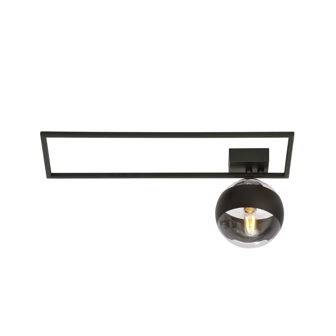 Emibig Stropna svjetiljka IMAGO 230V 10W MAX LED E14 Čelik/ Staklo Crna