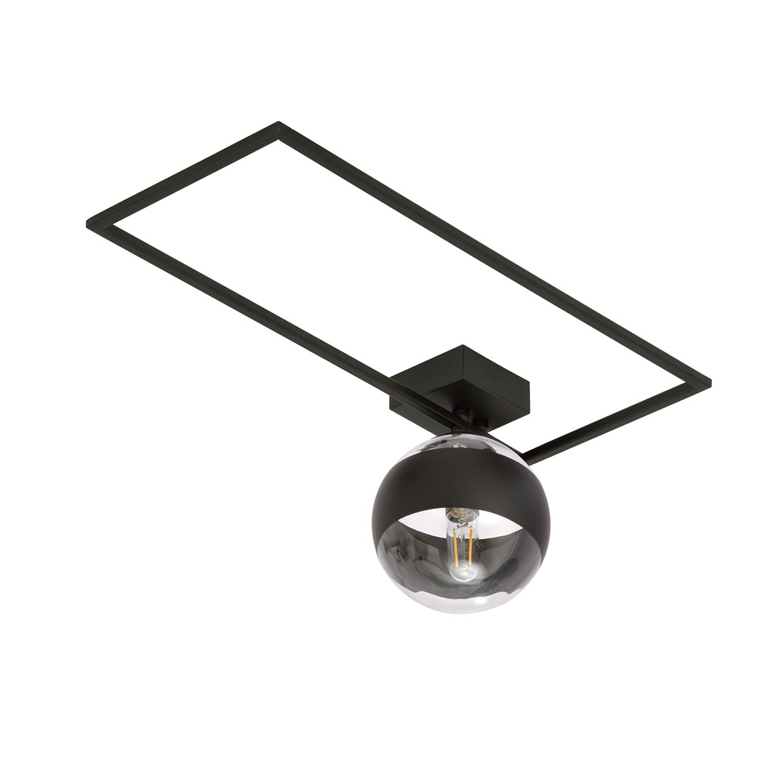 Emibig Stropna svjetiljka IMAGO 230V 10W MAX LED E14 Čelik/ Staklo Crna