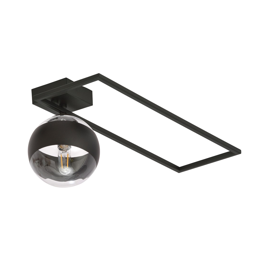 Emibig Stropna svjetiljka IMAGO 230V 10W MAX LED E14 Čelik/ Staklo Crna