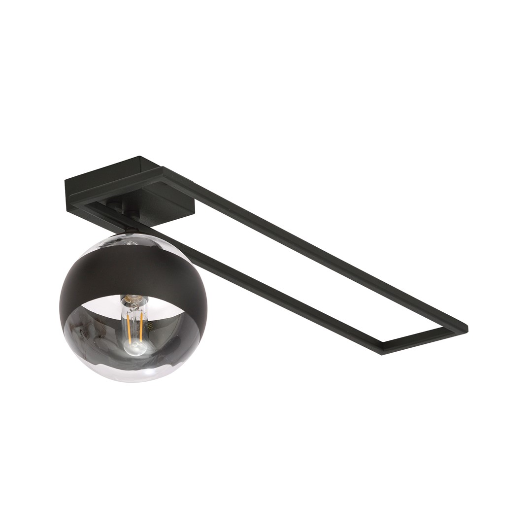 Emibig Stropna svjetiljka IMAGO 230V 10W MAX LED E14 Čelik/ Staklo Crna