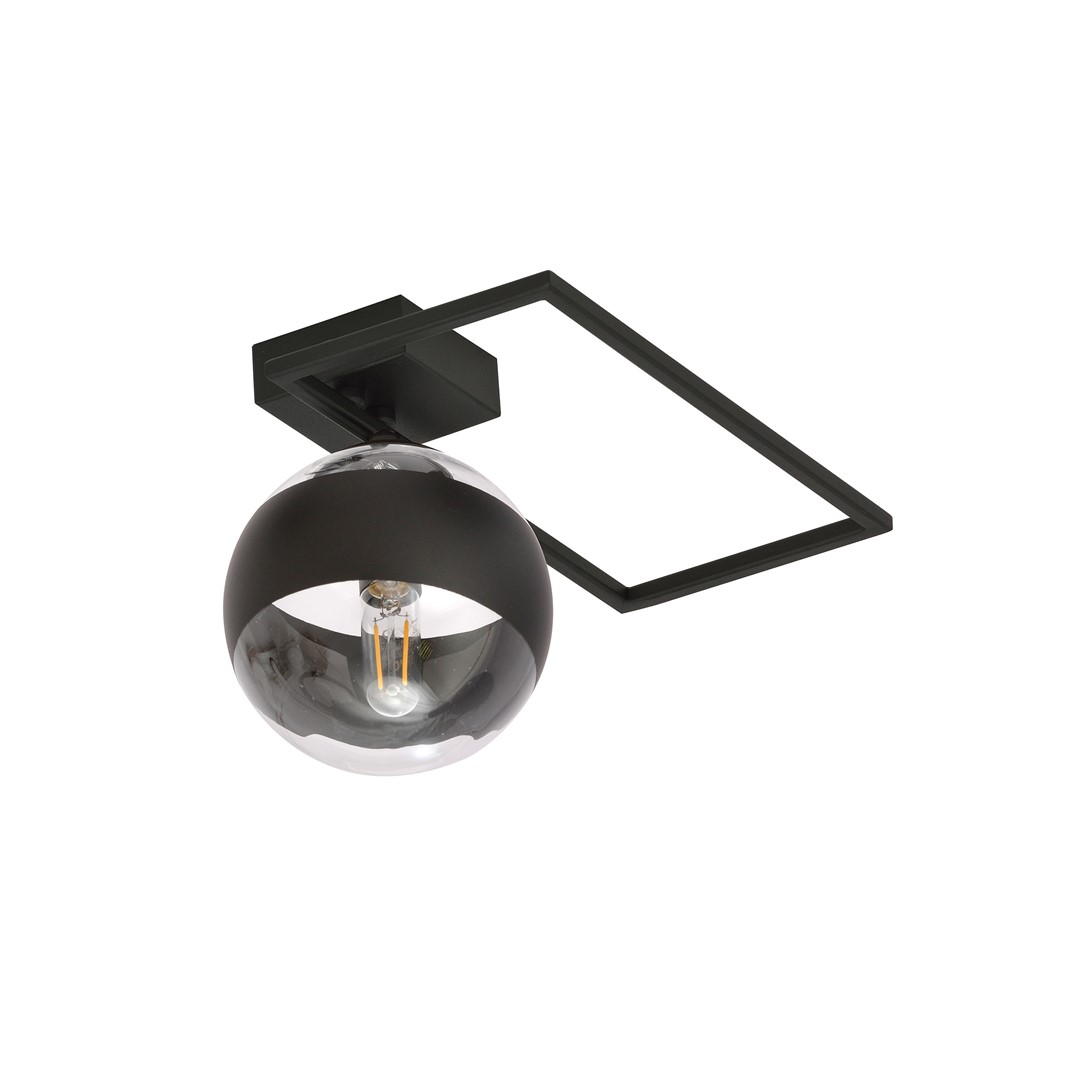 Emibig Stropna svjetiljka IMAGO 230V 10W MAX LED E14 Čelik/ Staklo Crna