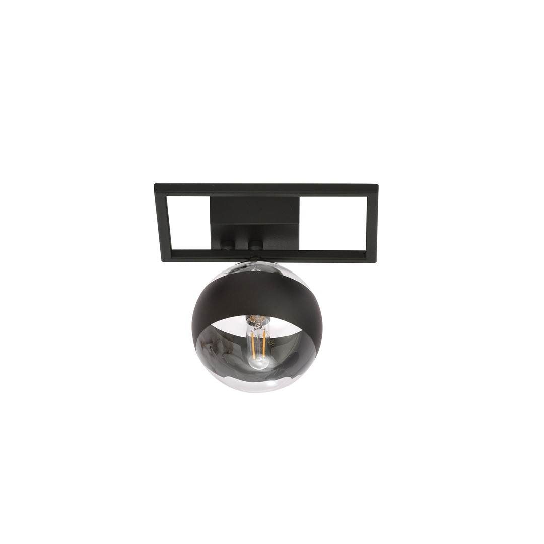 Emibig Stropna svjetiljka IMAGO 230V 10W MAX LED E14 Čelik/ Staklo Crna