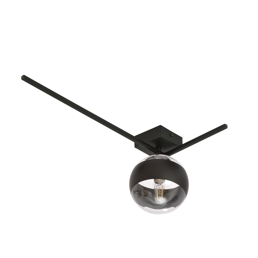 Emibig Stropna svjetiljka IMAGO 230V 10W MAX LED E14 Čelik/ Staklo Crna