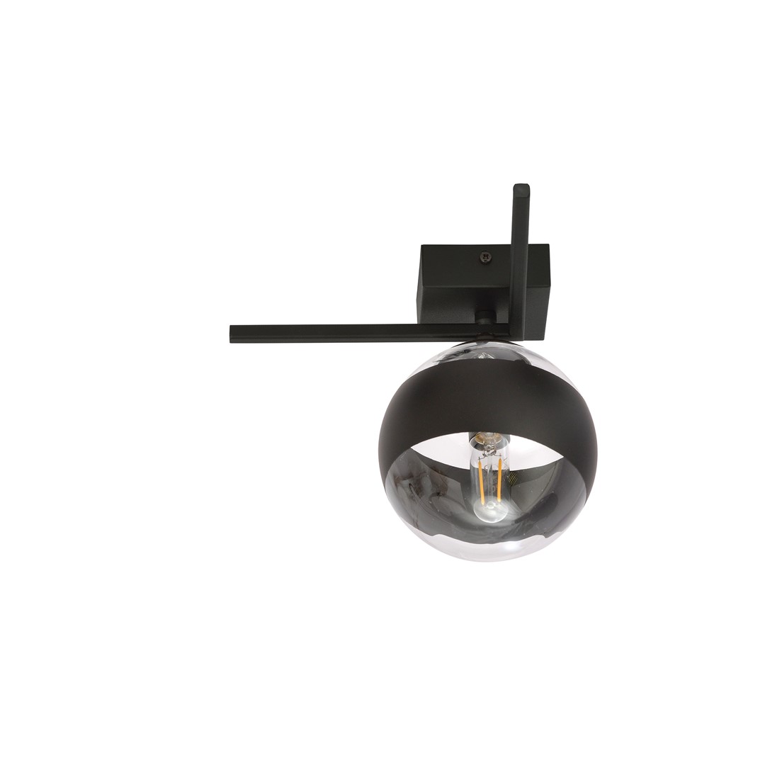 Emibig Stropna svjetiljka IMAGO 230V 10W MAX LED E14 Čelik/ Staklo Crna