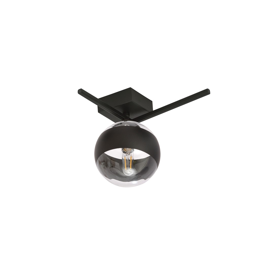 Emibig Stropna svjetiljka IMAGO 230V 10W MAX LED E14 Čelik/ Staklo Crna