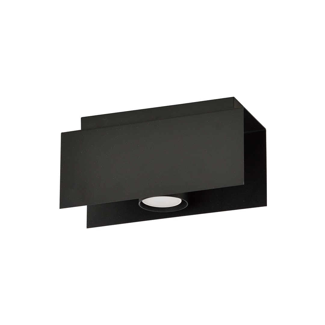 Emibig Stropna svjetiljka KENNO 230V 10W MAX LED GU10 Čelik Crna