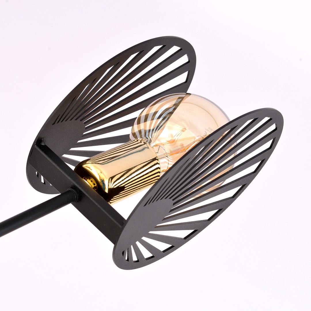 Emibig Visilica PLAYA 230V 15W MAX LED E27 Čelik Crna