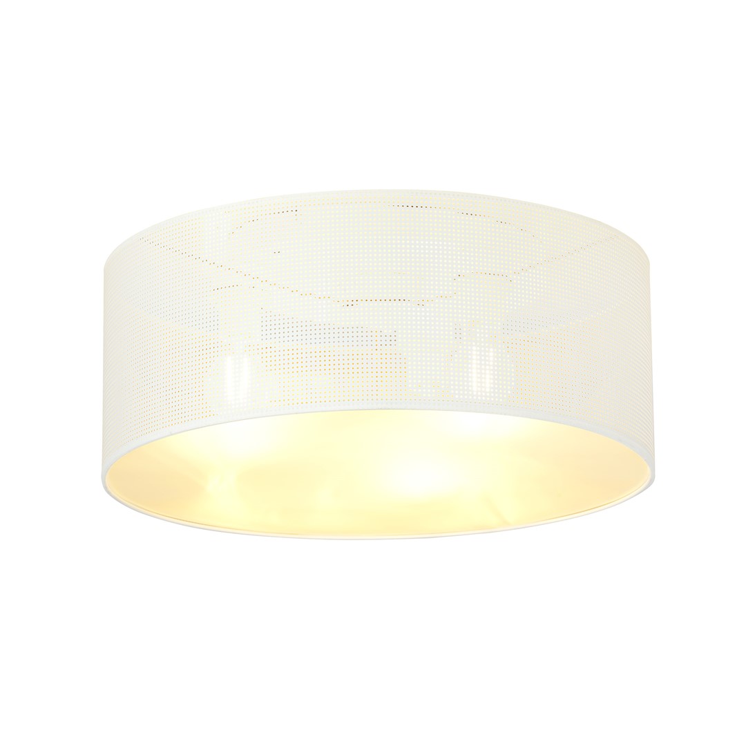 Emibig Stropna svjetiljka ASTON 230V 10W MAX LED E27 Čelik/ Tkanina Crna
