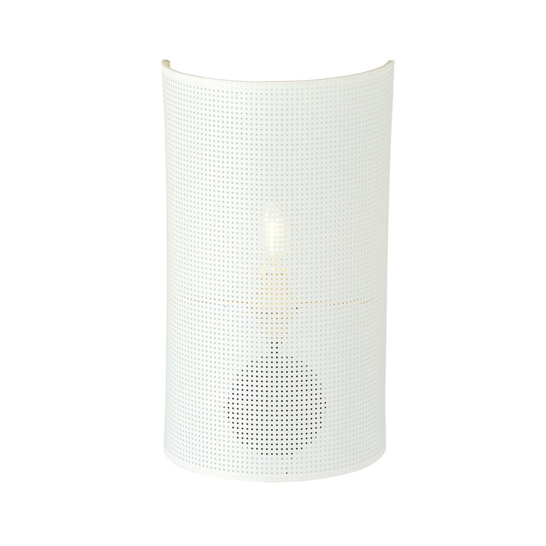 Emibig Zidna lampa ASTON 230V 10W MAX LED E14 Čelik/ Tkanina Crna