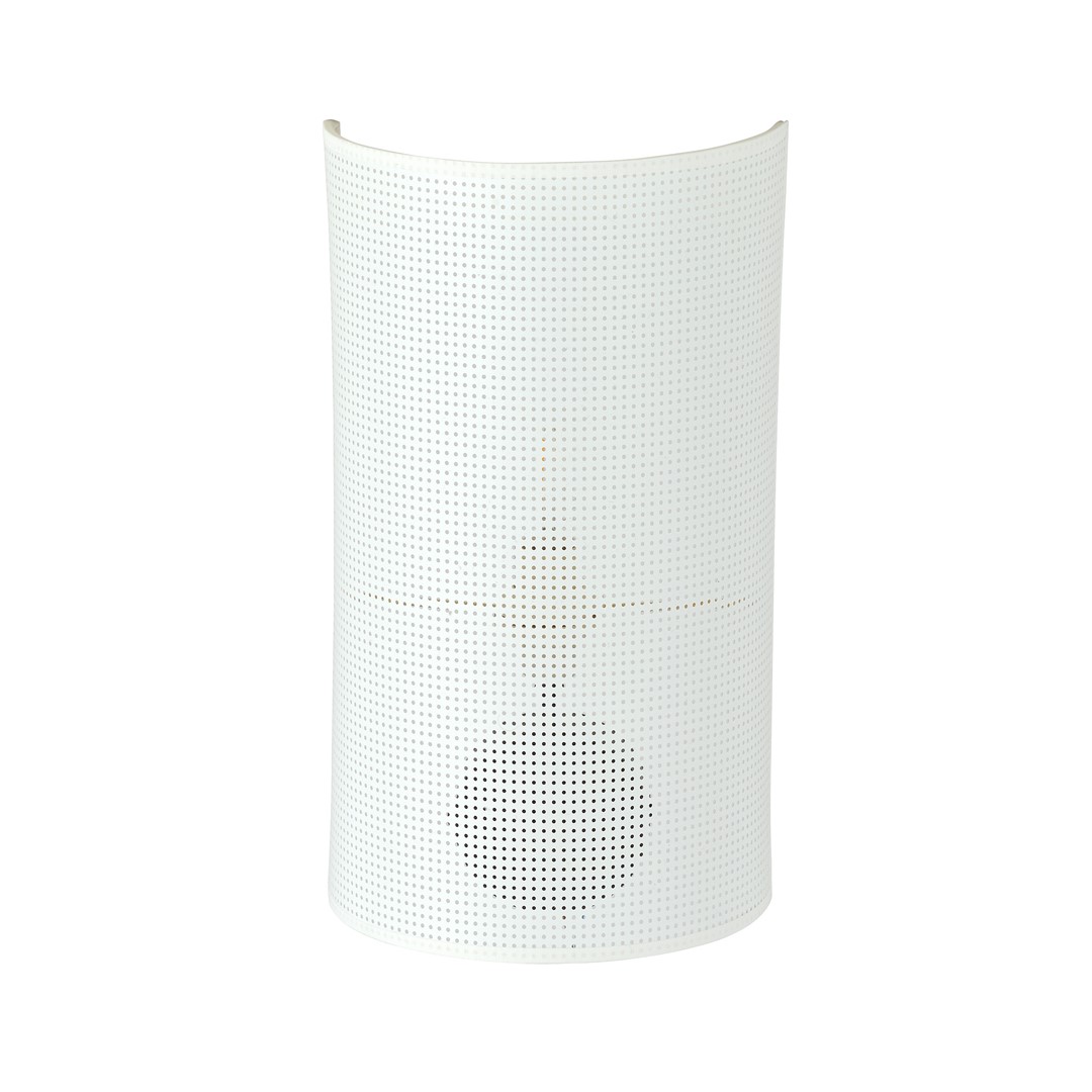 Emibig Zidna lampa ASTON 230V 10W MAX LED E14 Čelik/ Tkanina Crna