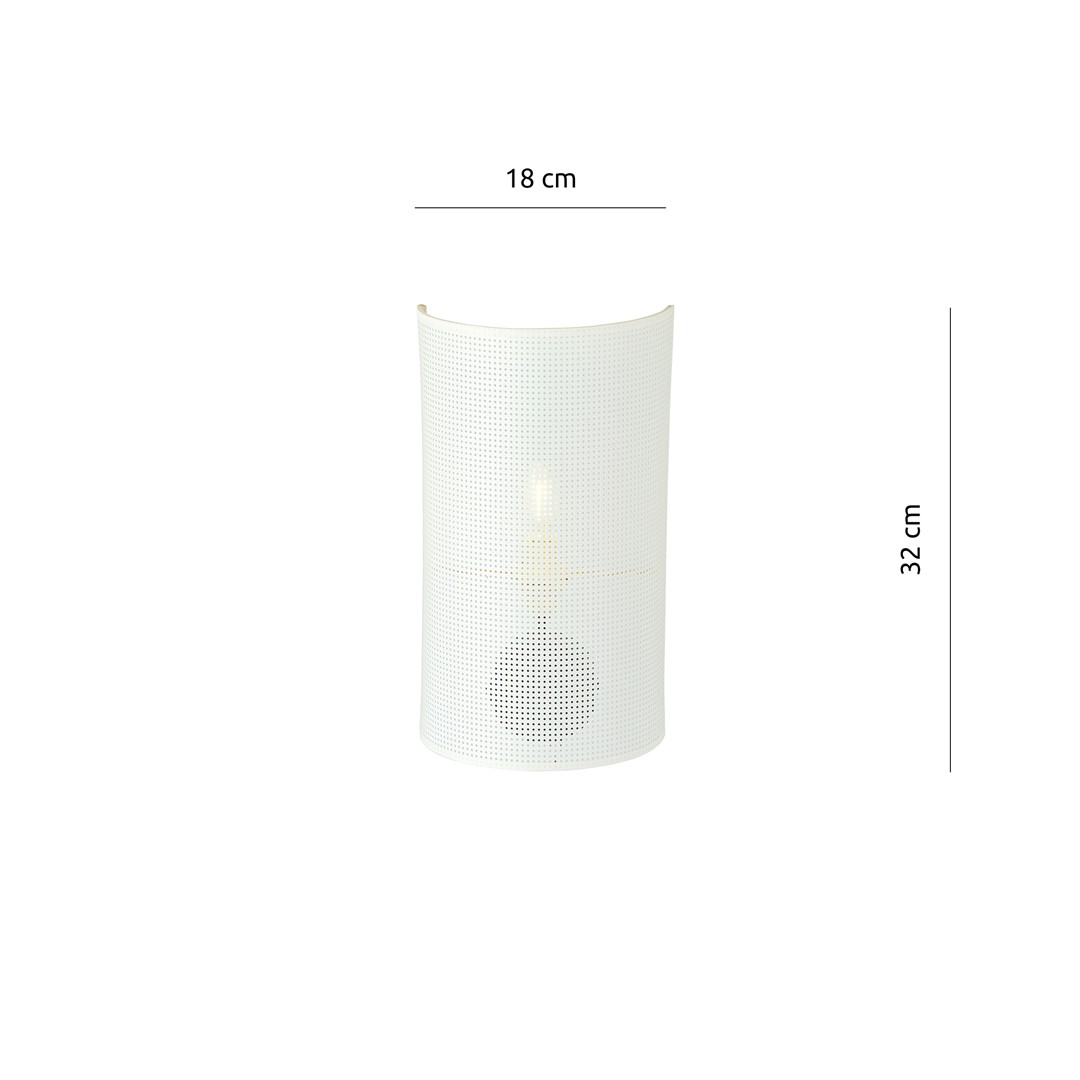 Emibig Zidna lampa ASTON 230V 10W MAX LED E14 Čelik/ Tkanina Crna