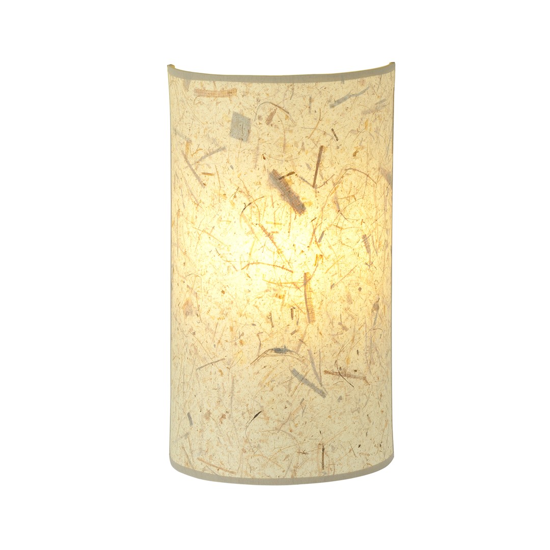 Emibig Zidna lampa ASTON 230V 10W MAX LED E14 Čelik/ Tkanina Crna