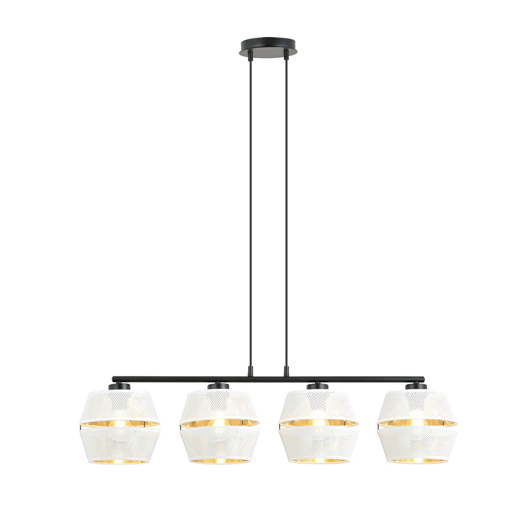 Emibig Visilica MALIA 230V 15W MAX LED E27 Čelik/ Tkanina Crna