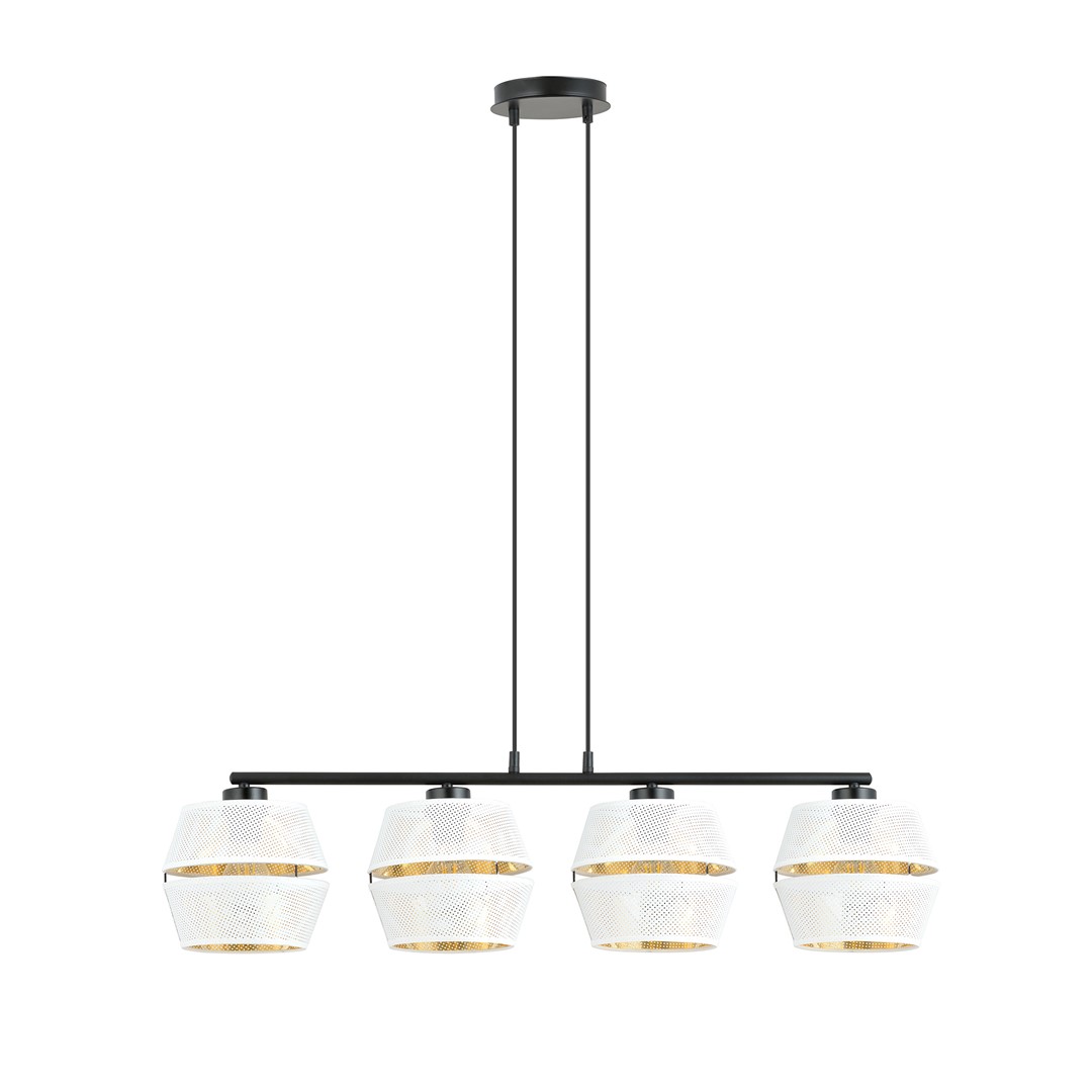 Emibig Visilica MALIA 230V 15W MAX LED E27 Čelik/ Tkanina Crna