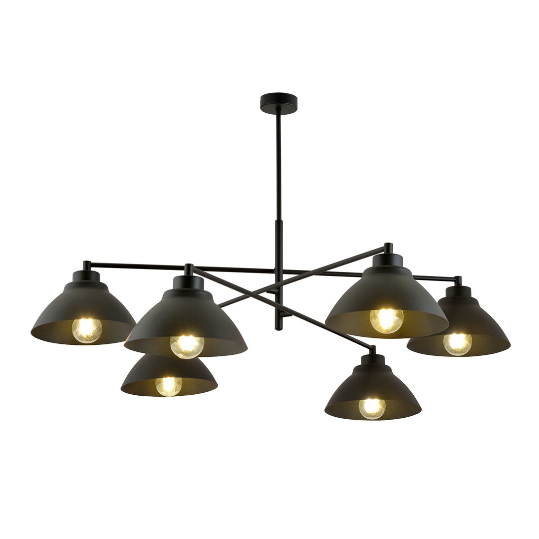 Emibig Luster MAVERICK 230V 15W MAX LED E27 Čelik Bijela