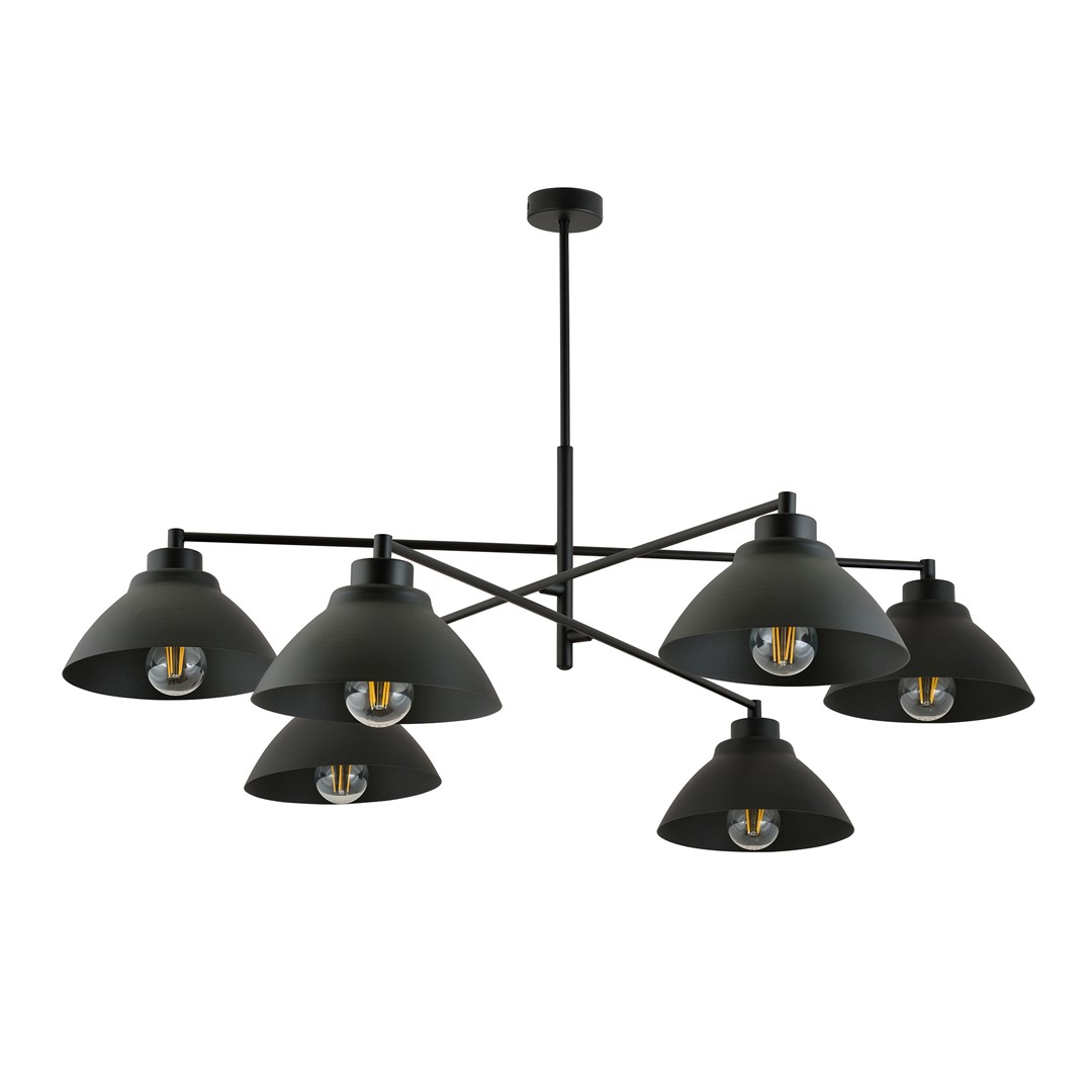Emibig Luster MAVERICK 230V 15W MAX LED E27 Čelik Bijela