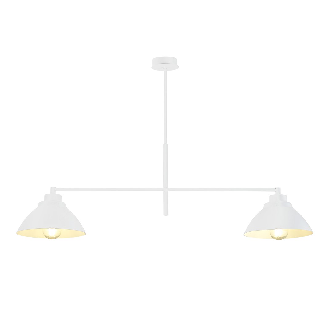 Emibig Luster MAVERICK 230V 15W MAX LED E27 Čelik Bijela