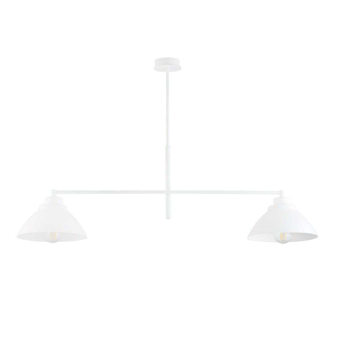 Emibig Luster MAVERICK 230V 15W MAX LED E27 Čelik Bijela