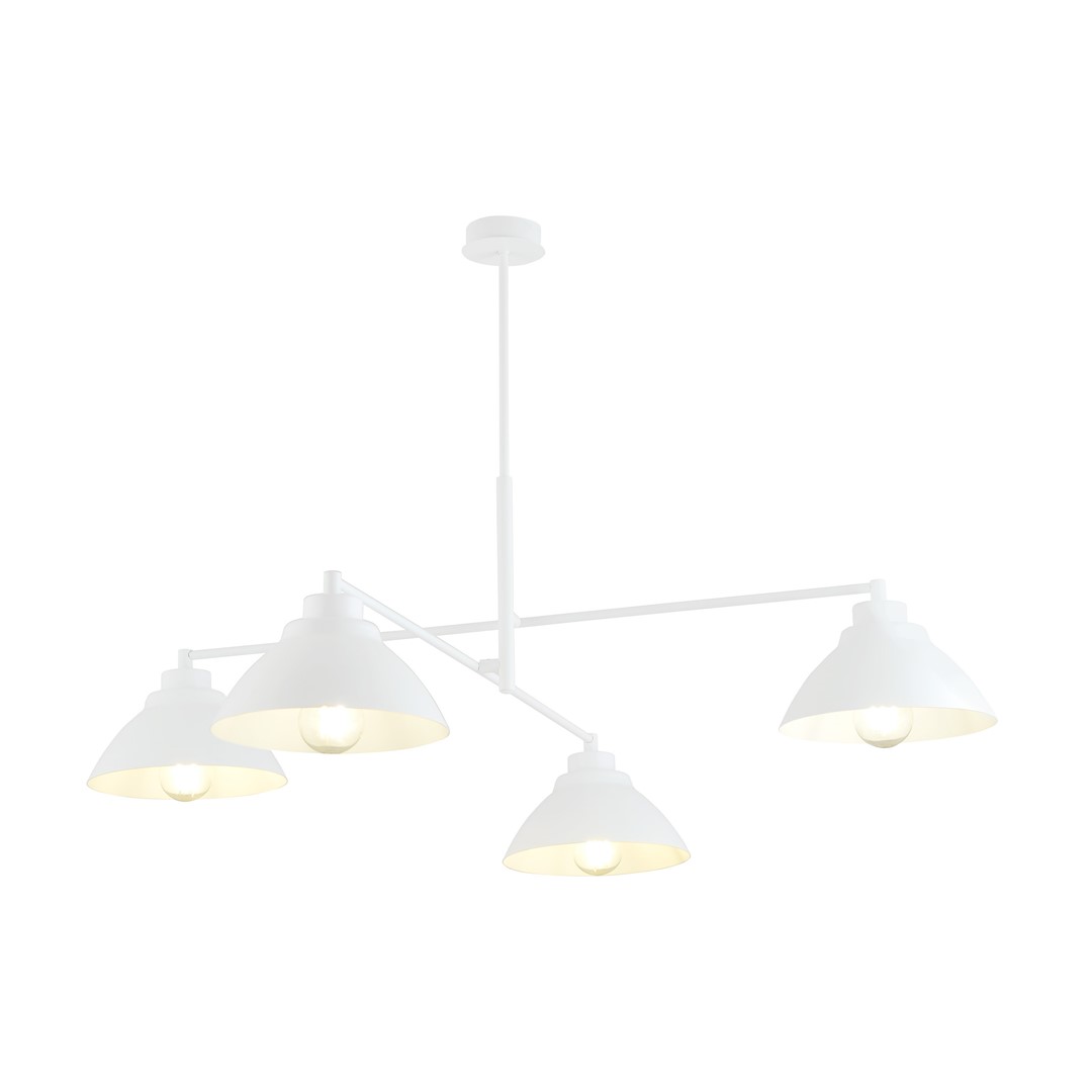 Emibig Luster MAVERICK 230V 15W MAX LED E27 Čelik Bijela