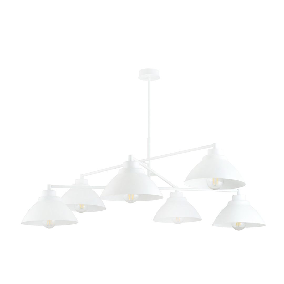 Emibig Luster MAVERICK 230V 15W MAX LED E27 Čelik Bijela