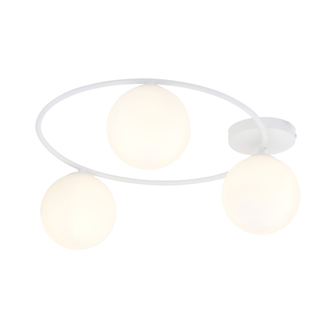 Emibig Stropna svjetiljka SOPRA 230V 10W MAX LED E14 Čelik/ Staklo Bijela