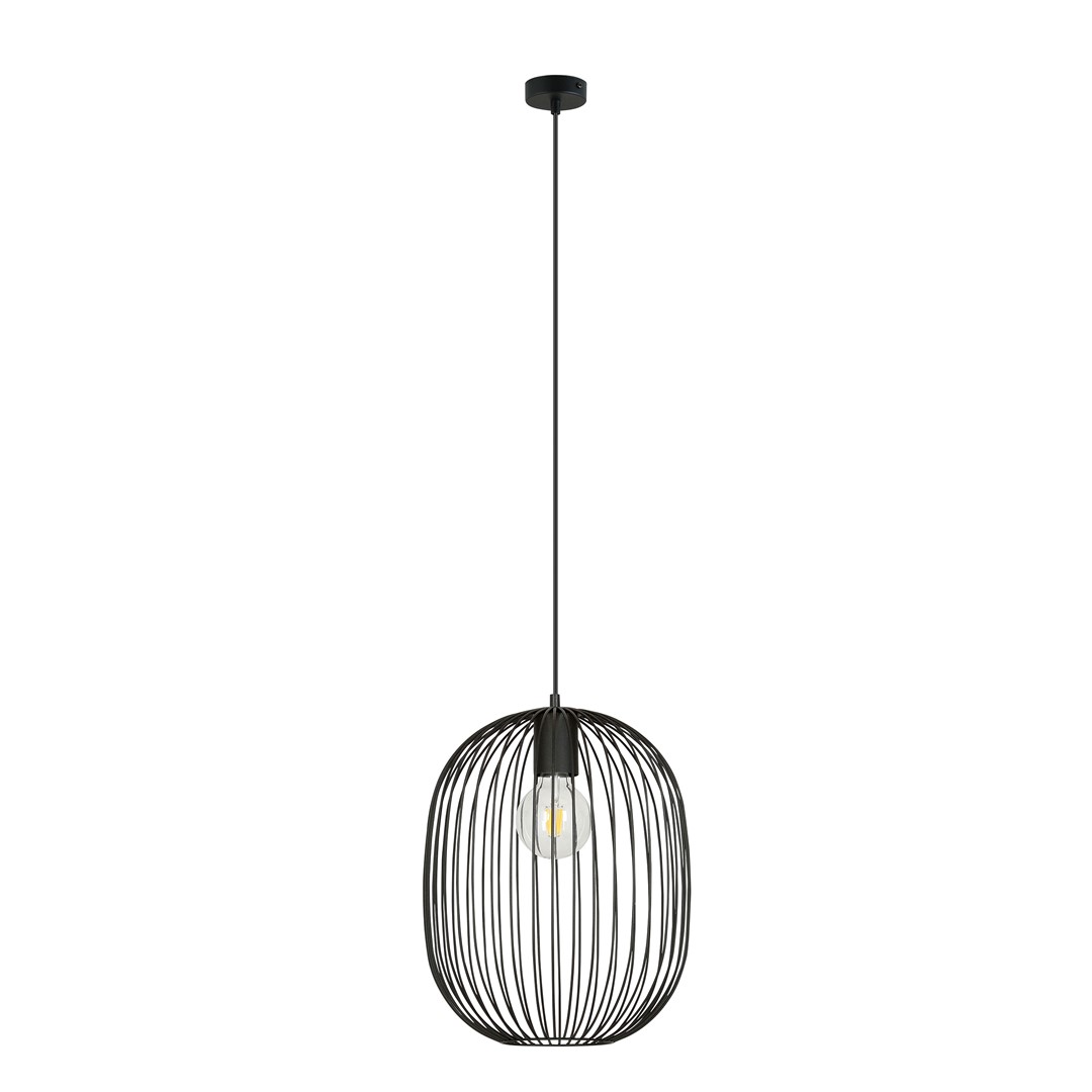 Emibig Visilica ONYX 230V 15W MAX LED E27 Čelik Crna