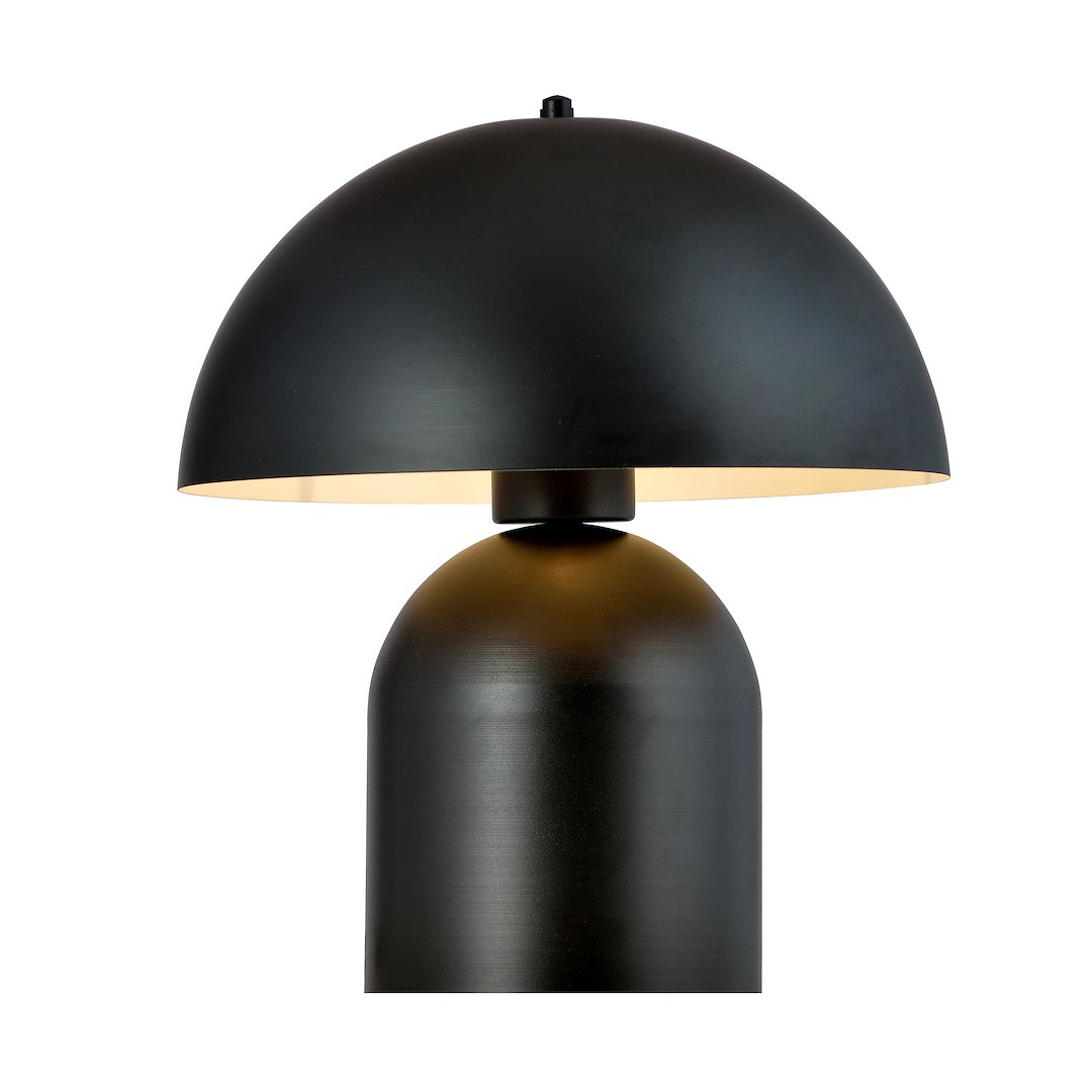 Emibig Stolna lampa KAVA 230V 15W MAX LED E27 Čelik Crna