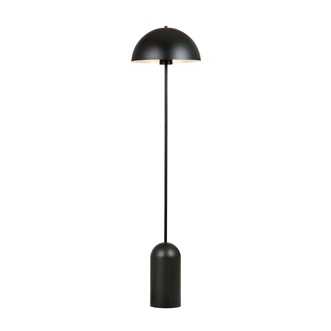 Emibig Podna lampa KAVA 230V 15W MAX LED E27 Čelik Crna