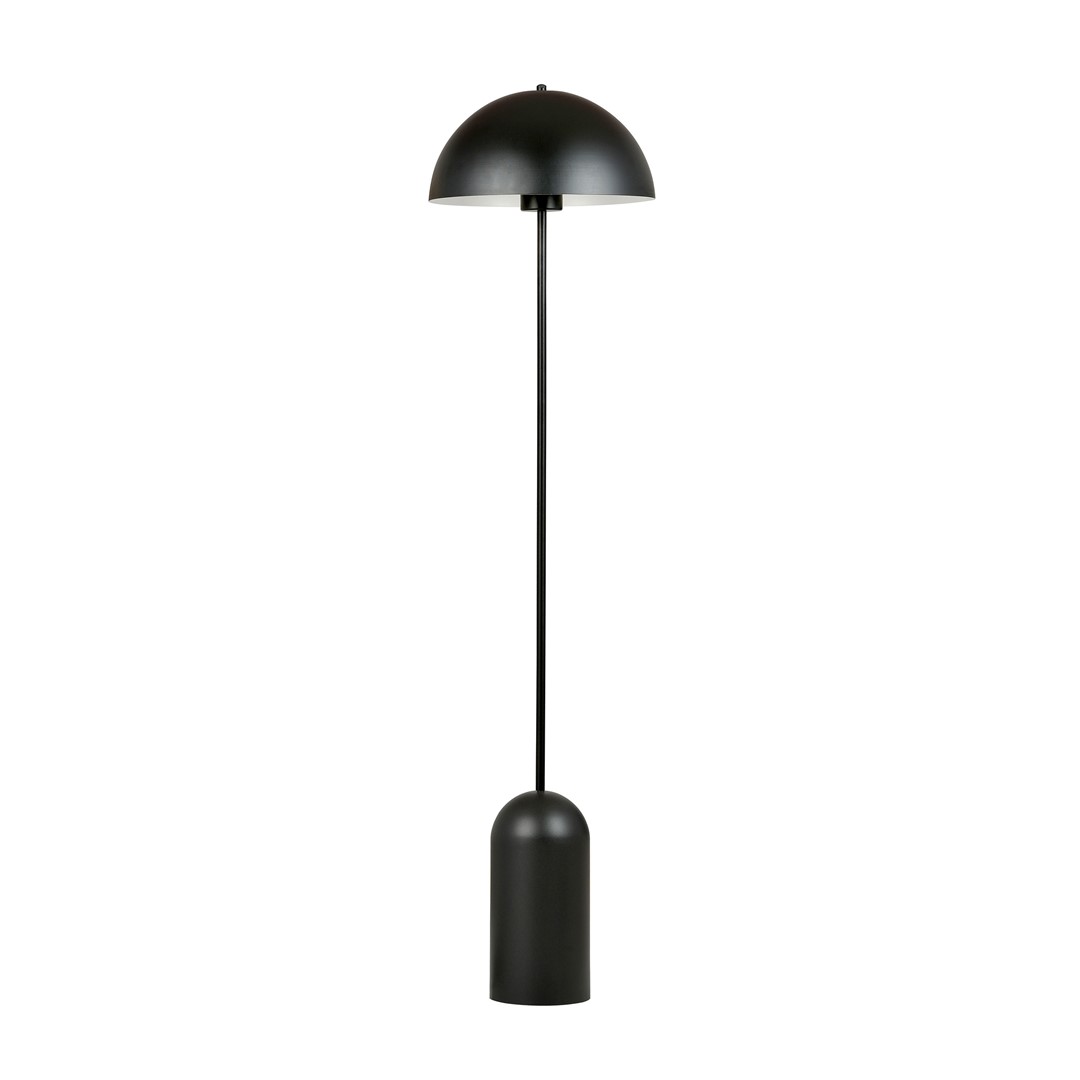 Emibig Podna lampa KAVA 230V 15W MAX LED E27 Čelik Crna