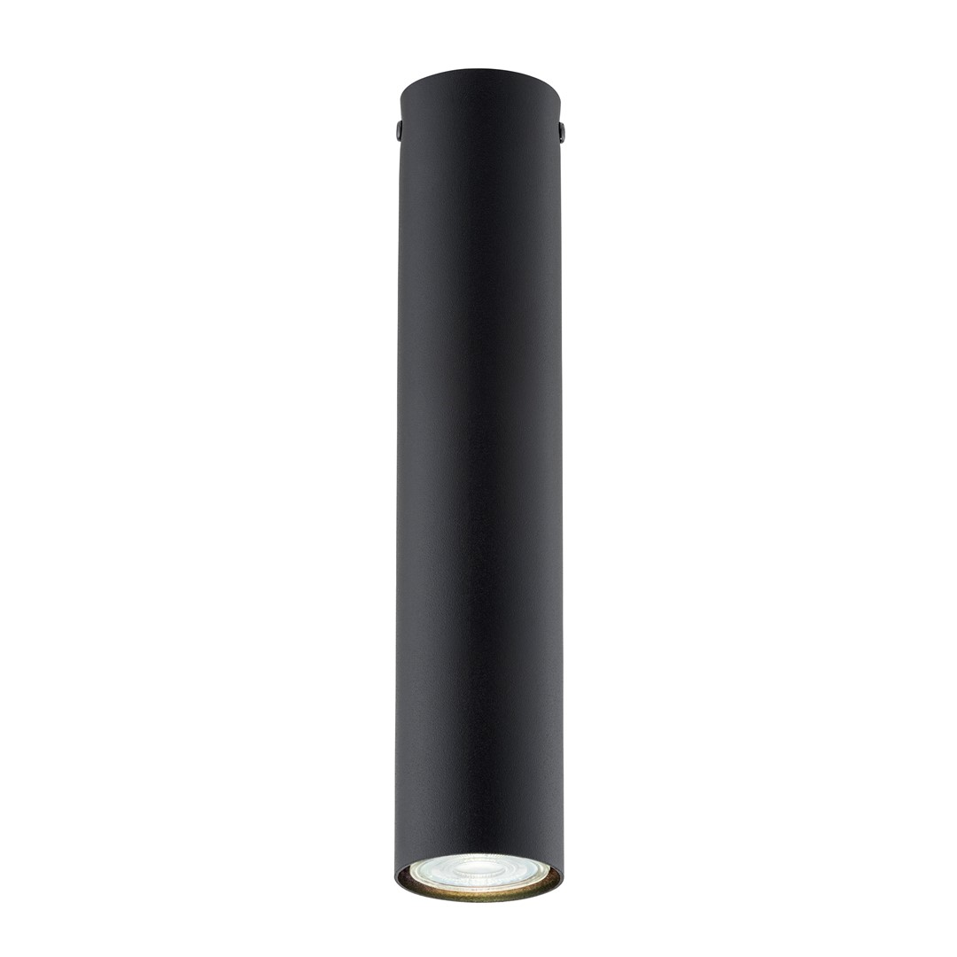 Emibig Stropna svjetiljka TECNO 230V 8W MAX LED GU10 Čelik Crna