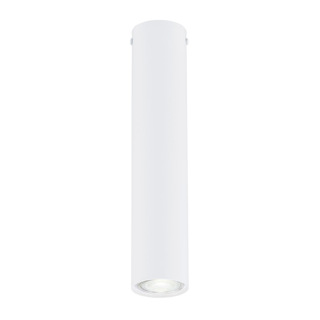 Emibig Stropna svjetiljka TECNO 230V 8W MAX LED GU10 Čelik Bijela