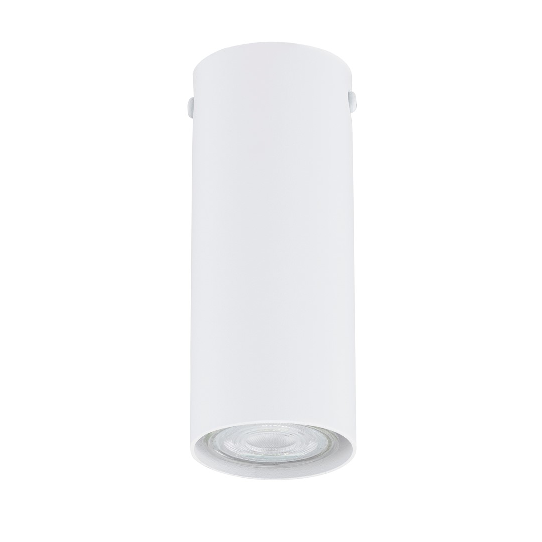 Emibig Stropna svjetiljka TECNO 230V 8W MAX LED GU10 Čelik Bijela