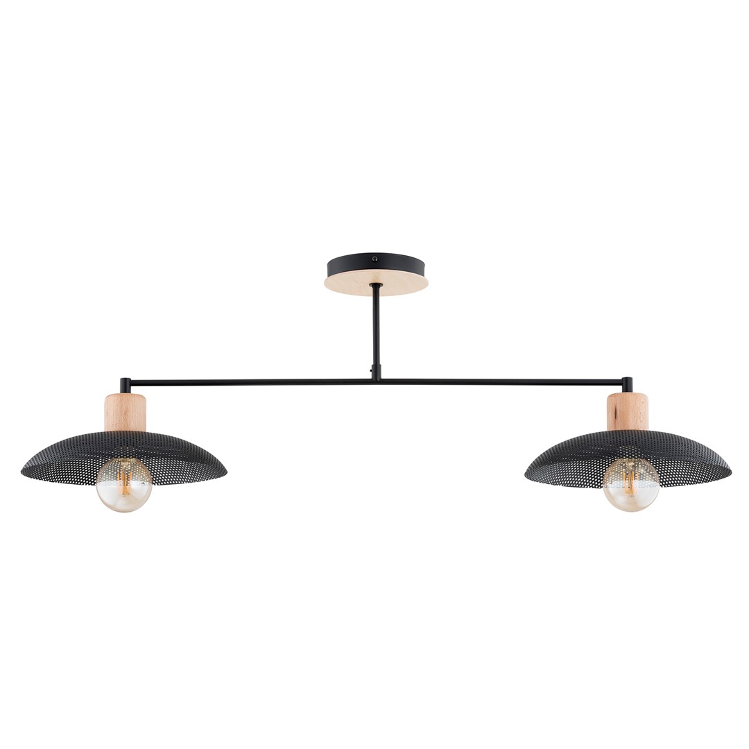 Emibig Luster KOBE 230V 15W MAX LED E27 Čelik Crna
