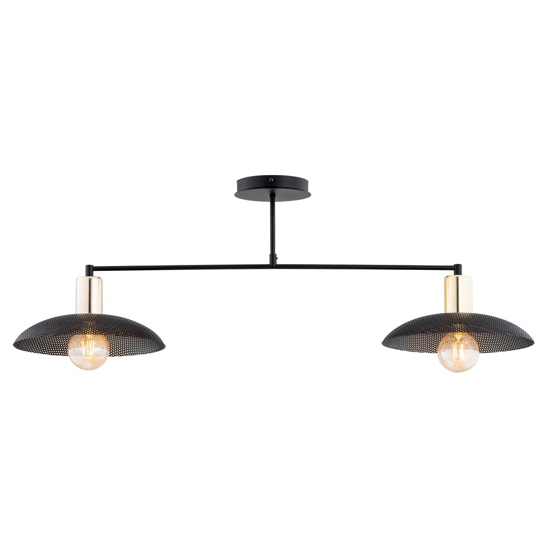 Emibig Luster SPIRIT 230V 15W MAX LED E27 Čelik Crna